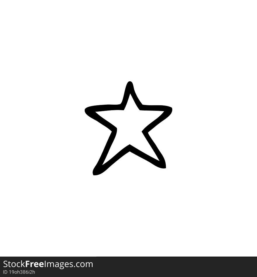 Cartoon Star Symbol