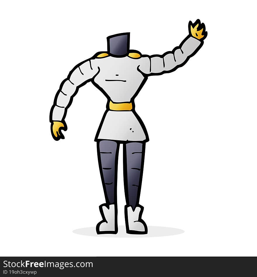 cartoon female robot body  (mix and match cartoons or add own photos