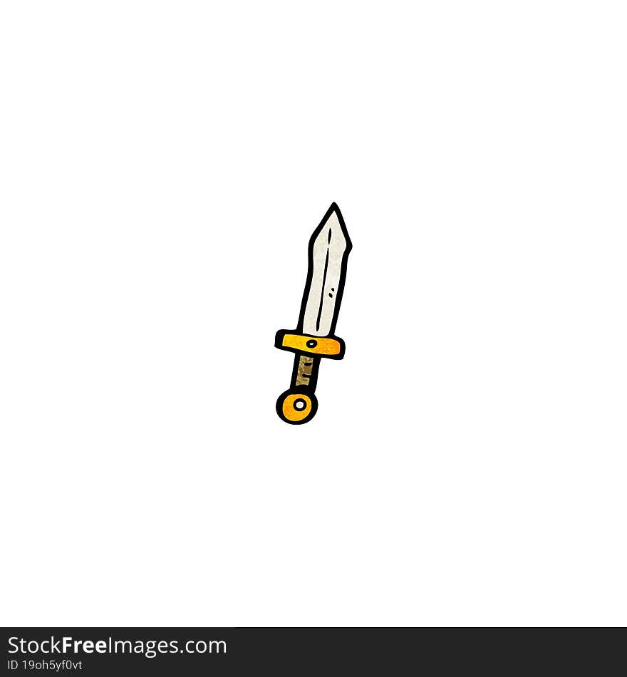 cartoon dagger