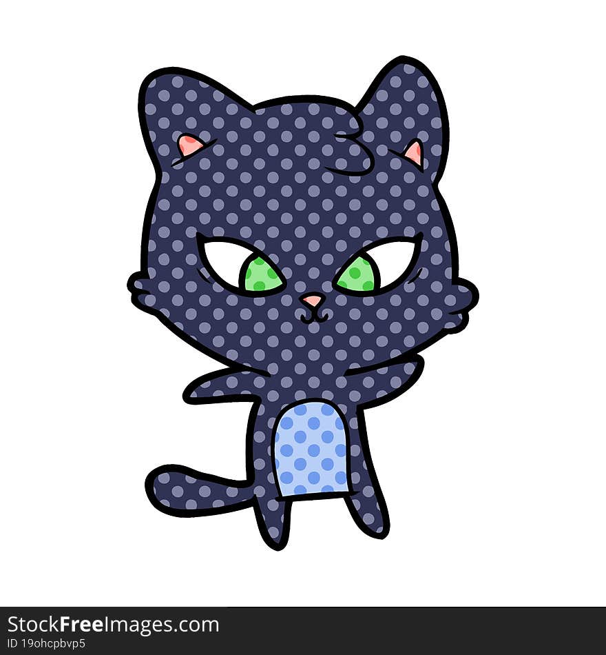 cute cartoon cat. cute cartoon cat