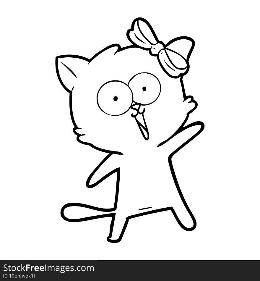 cartoon cat. cartoon cat