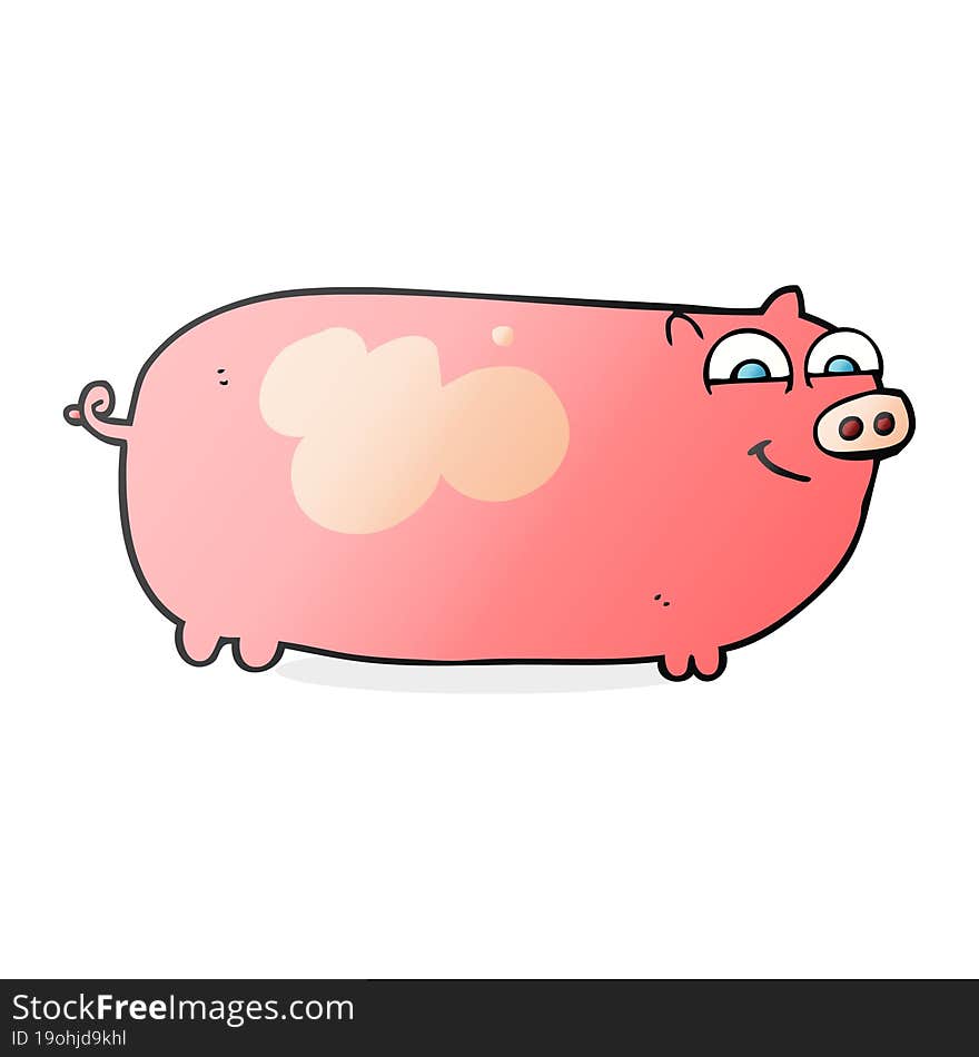 cartoon pig