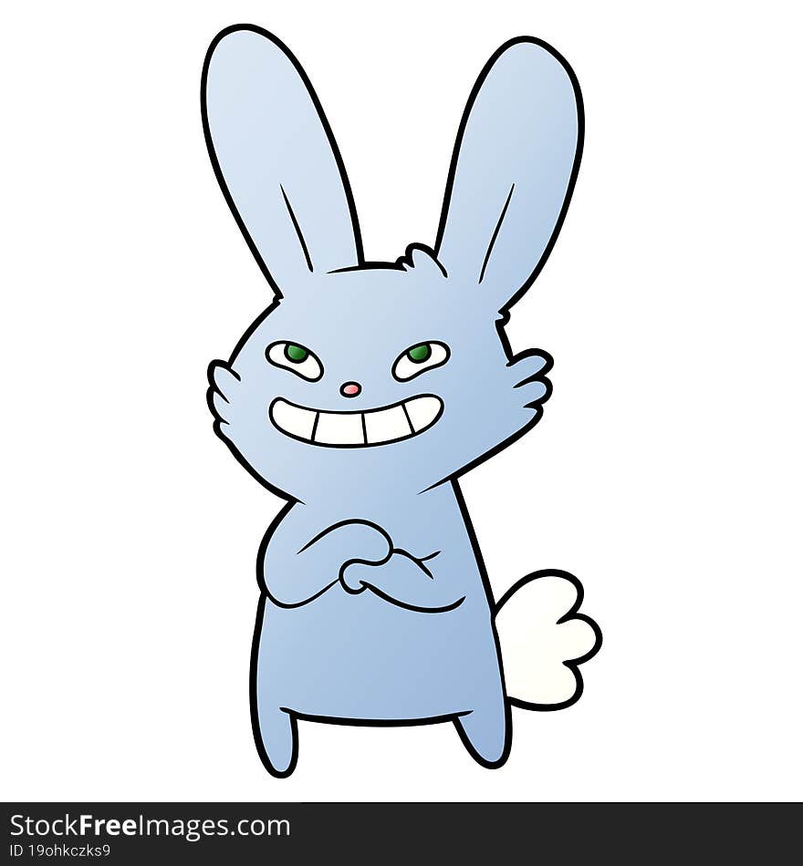 cartoon rabbit. cartoon rabbit