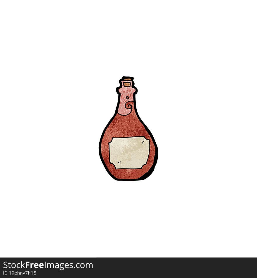 old rum bottle cartoon