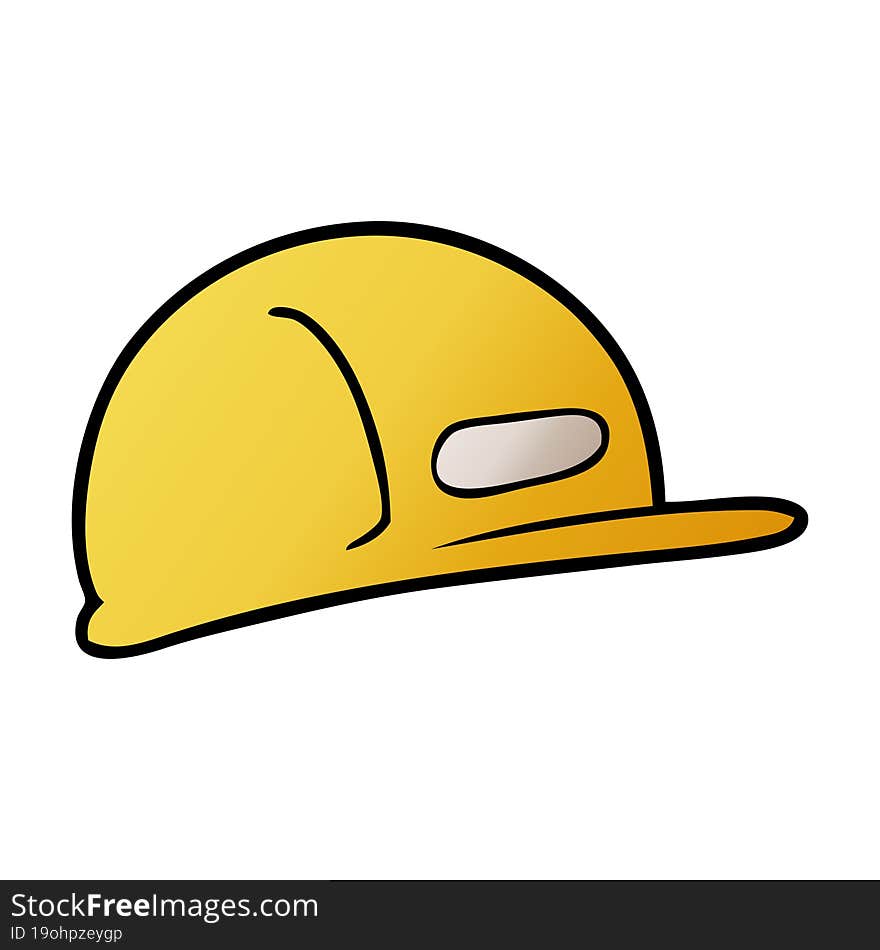 cartoon builders safety hat. cartoon builders safety hat