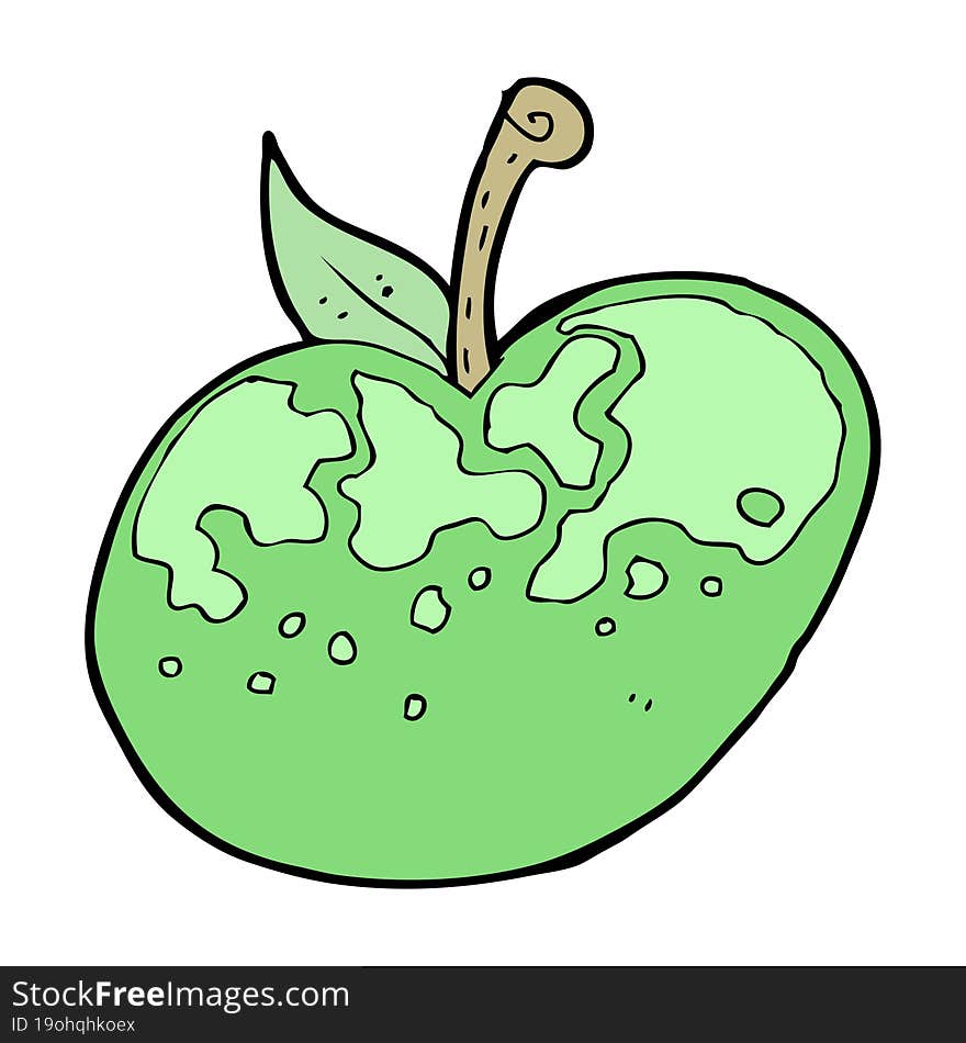 cartoon apple