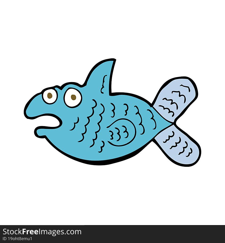 cartoon fish