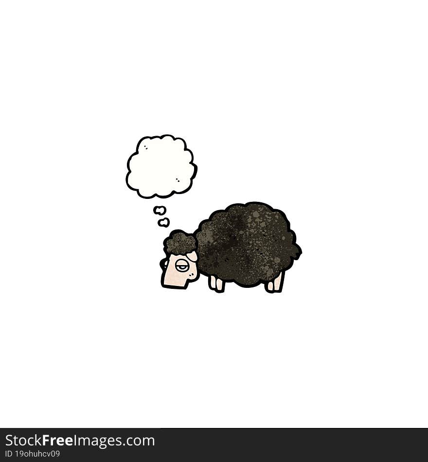 black sheep cartoon