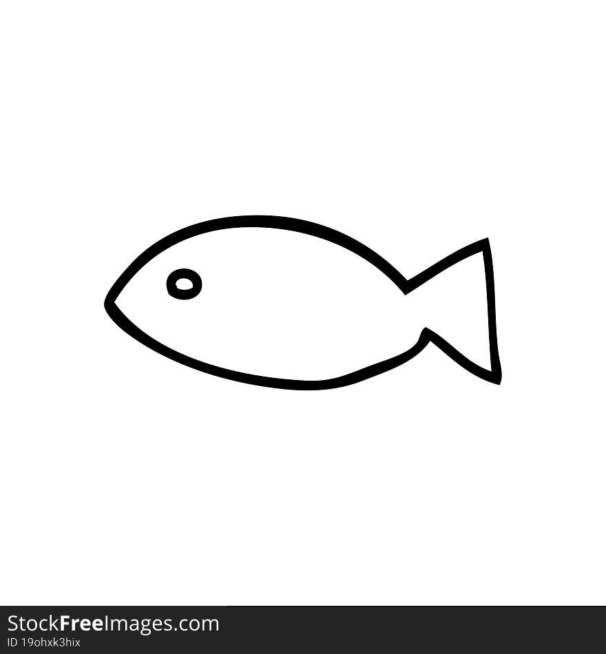 cartoon fish symbol