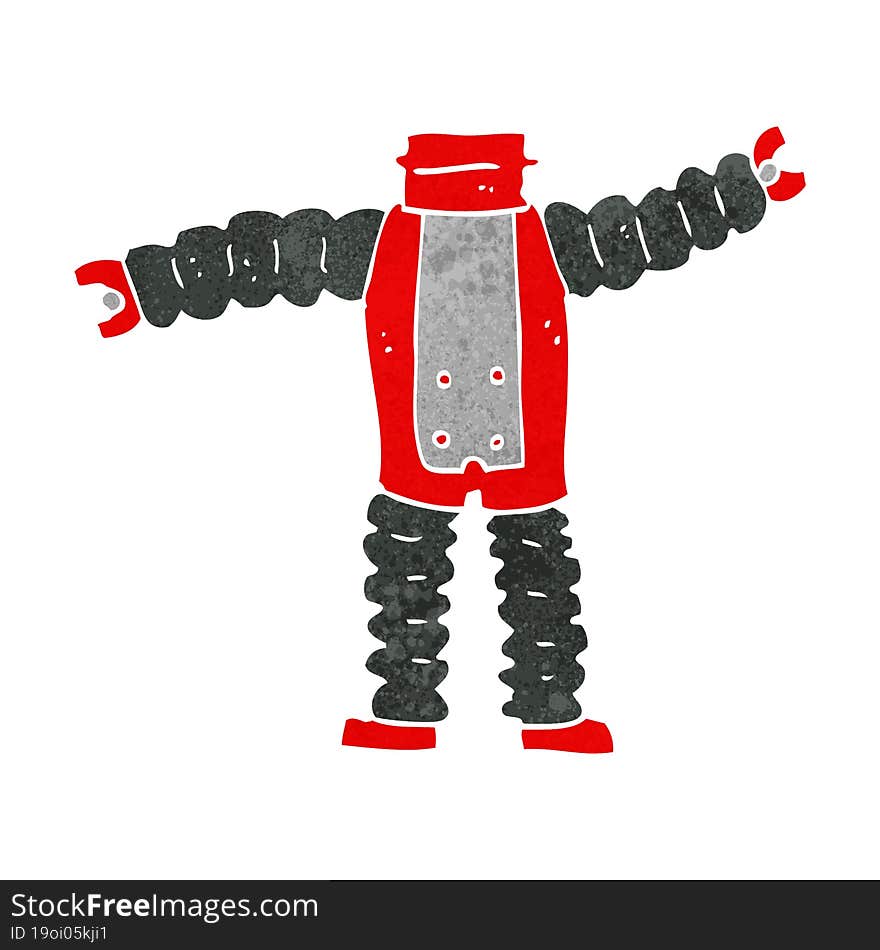 Cartoon Robot Body (mix And Match Cartoons Or Add Own Photos