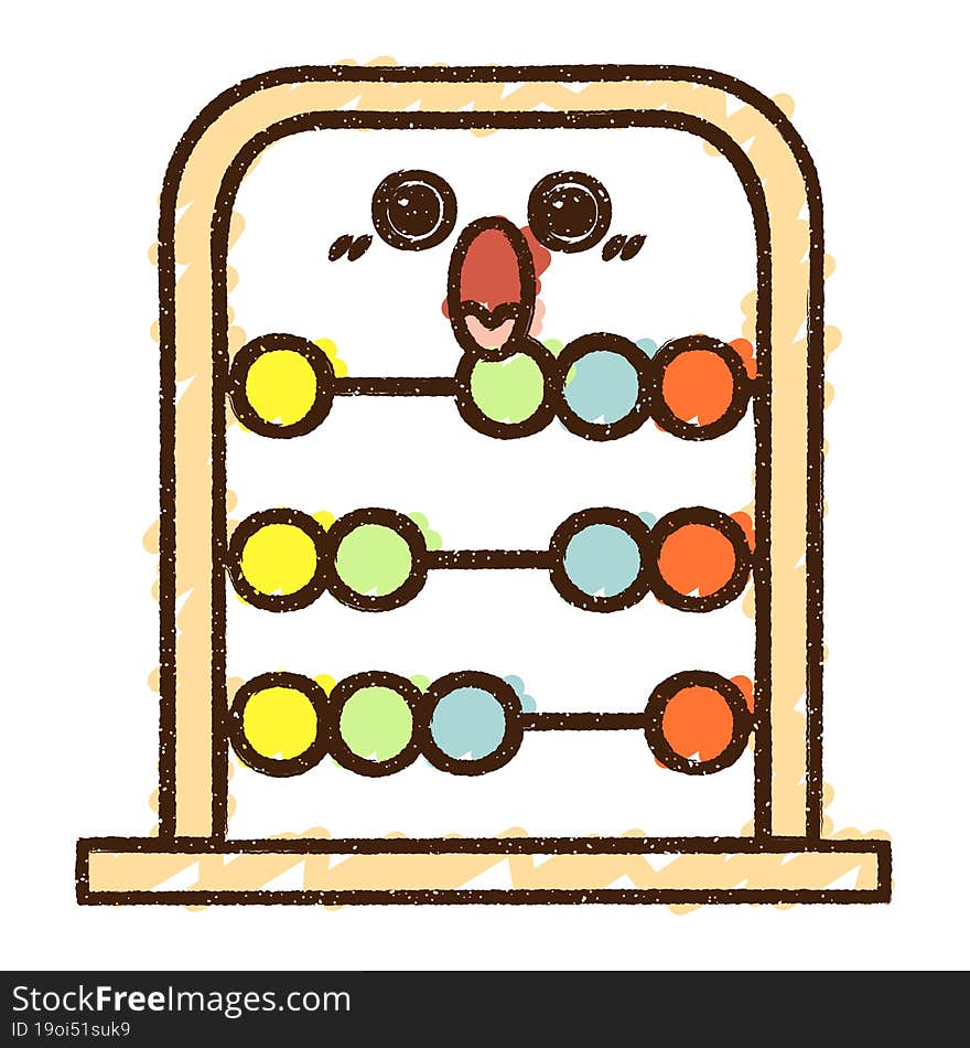 Abacus Chalk Drawing