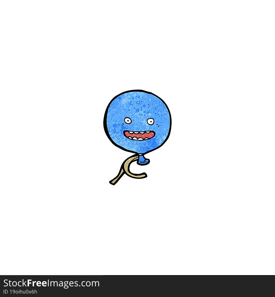 happy cartoon balloon