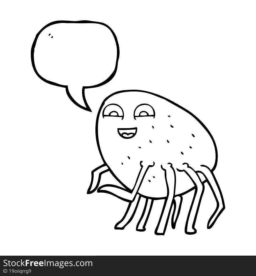 speech bubble cartoon tick