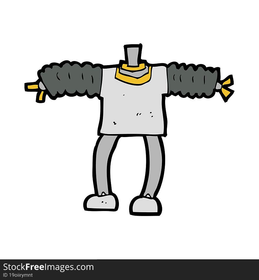 Cartoon Robot Body (mix And Match Cartoons Or Add Own Photos