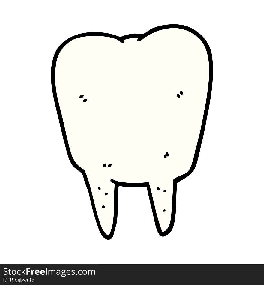 cartoon tooth