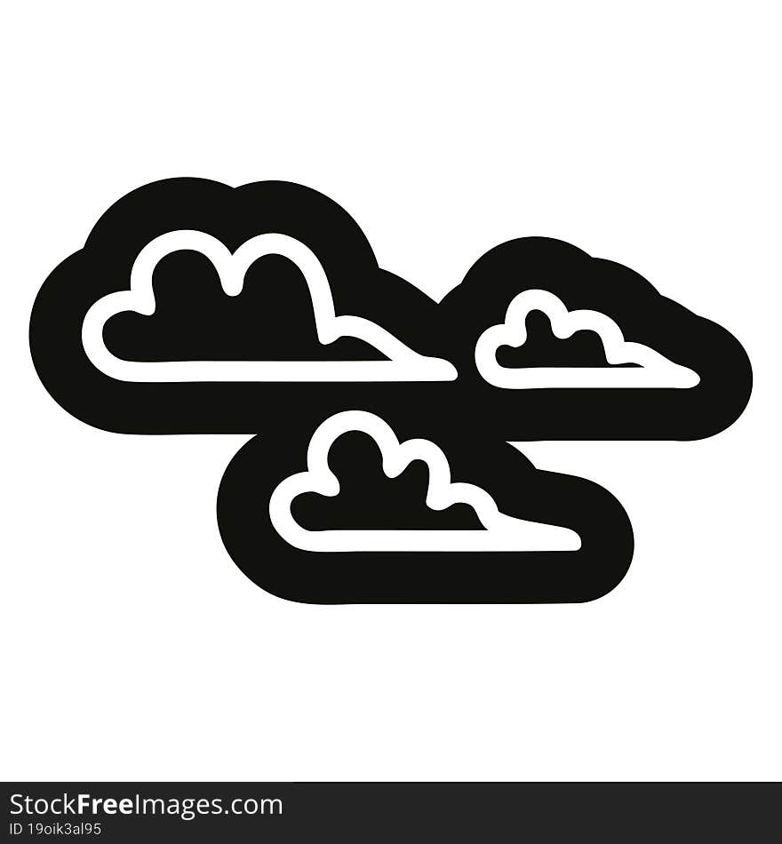 weather cloud icon symbol