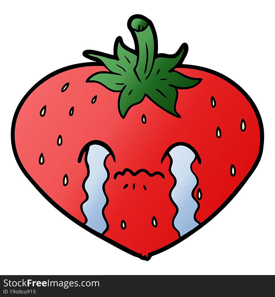 cartoon strawberry. cartoon strawberry