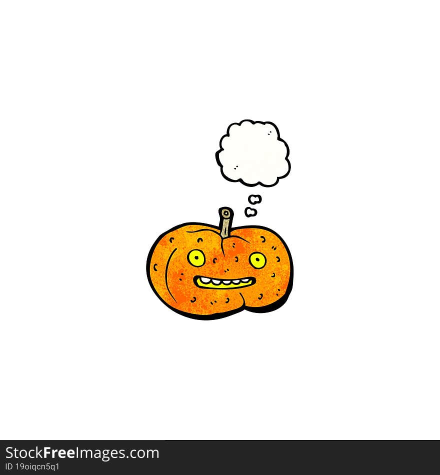 cartoon halloween pumpkin