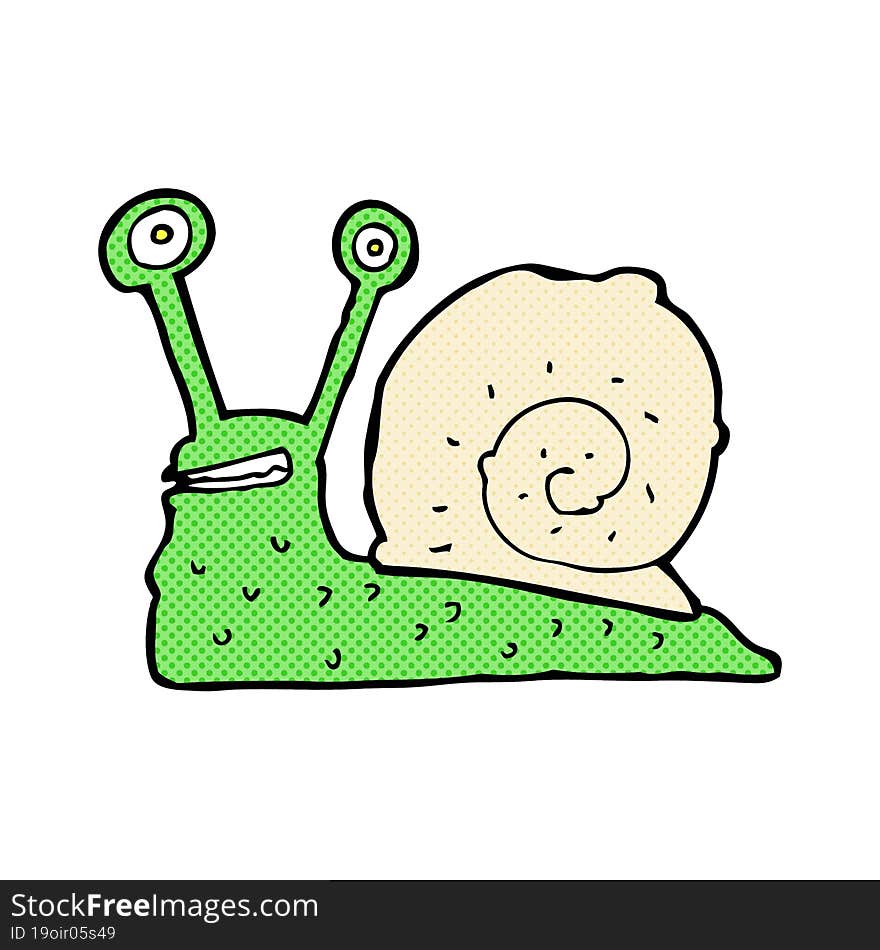 Cartoon Snail