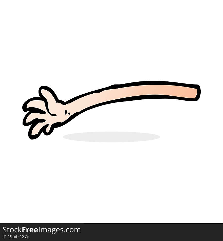 cartoon arm