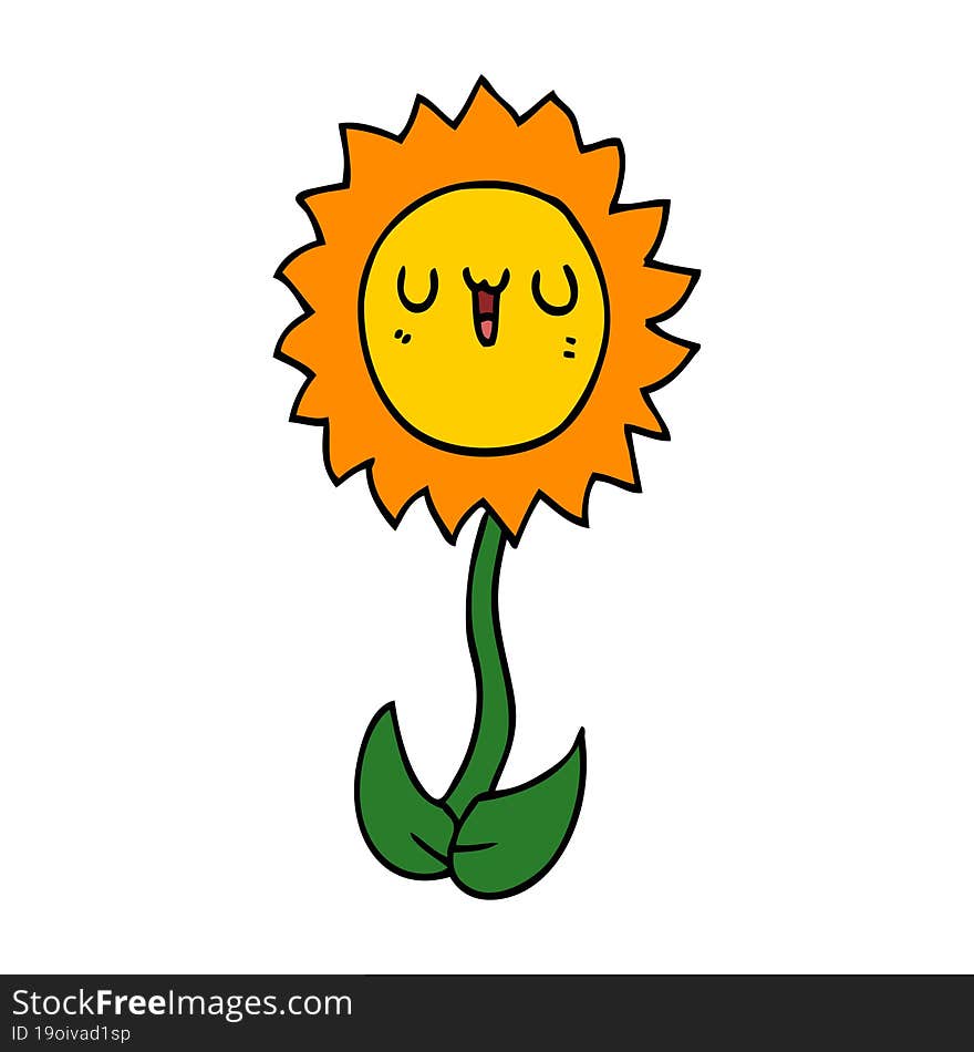 cartoon flower