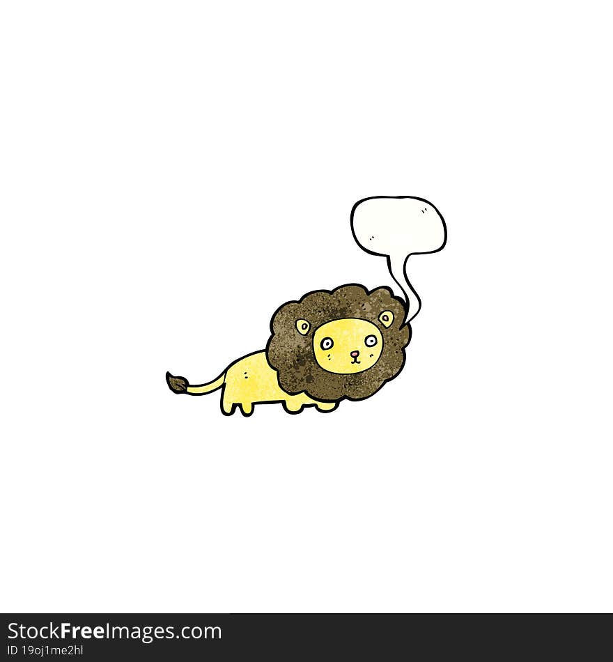 Cartoon Lion