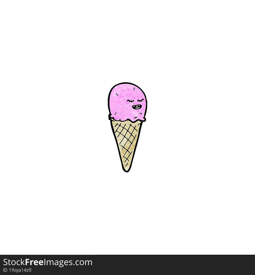 cartoon ice cream