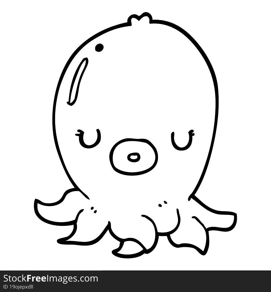 Cartoon Octopus