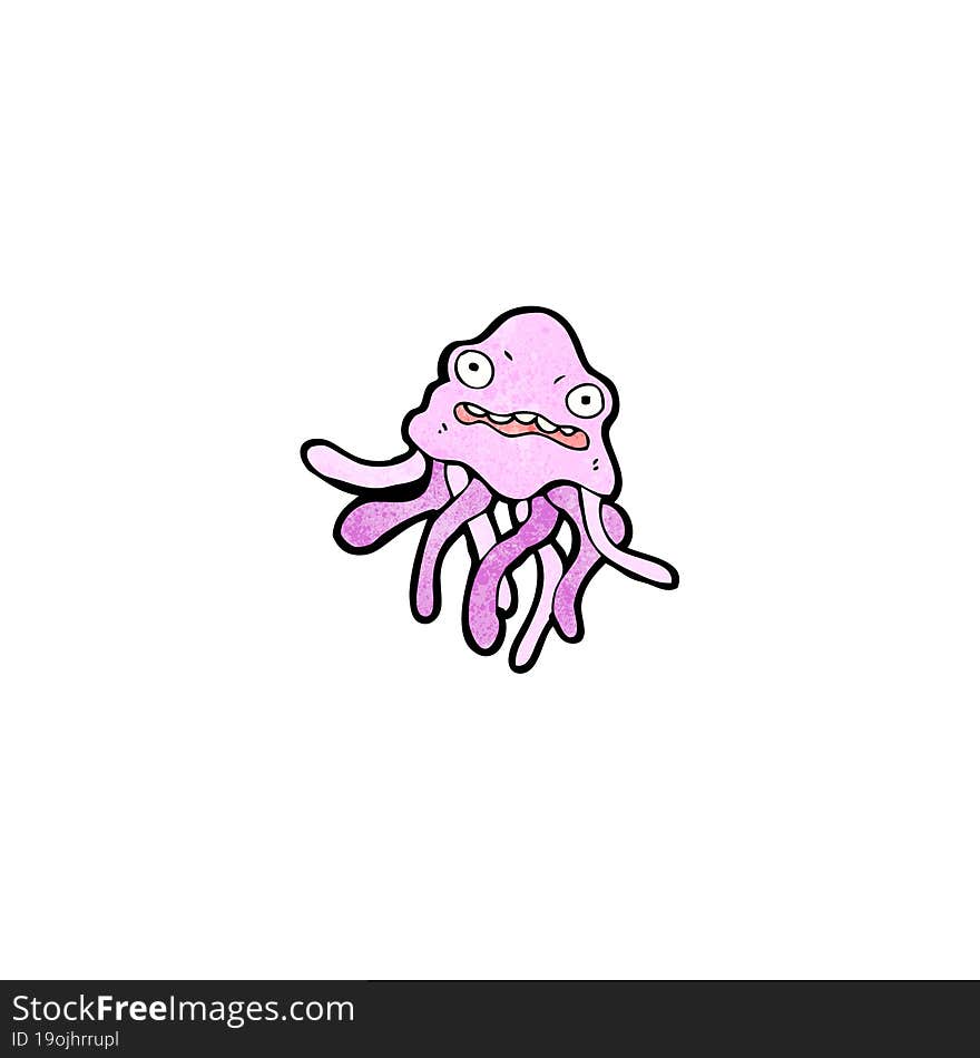 cartoon jellyfish