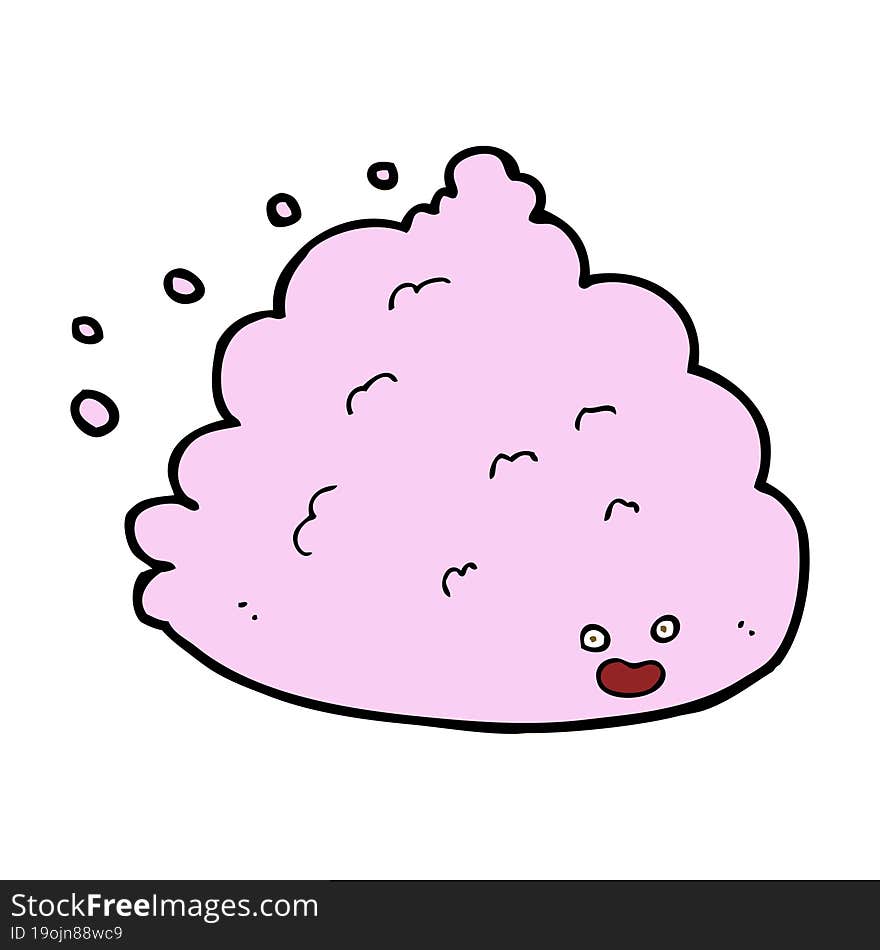 Cartoon Cloud Character