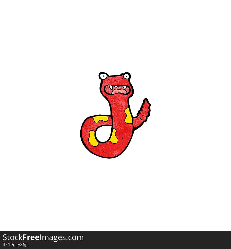 funny cartoon snake