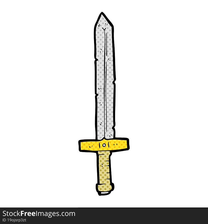 cartoon sword