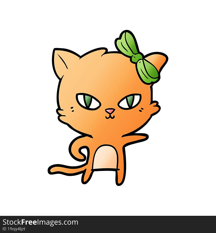 cute cartoon cat. cute cartoon cat