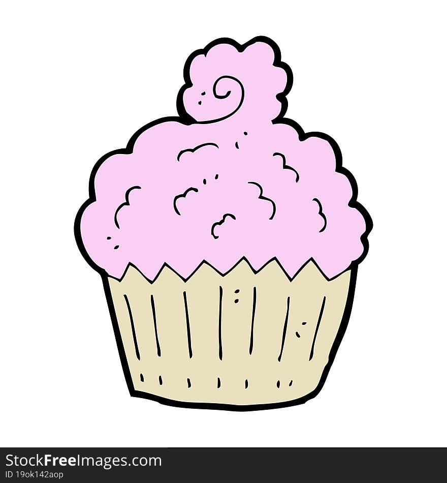 cartoon cupcake