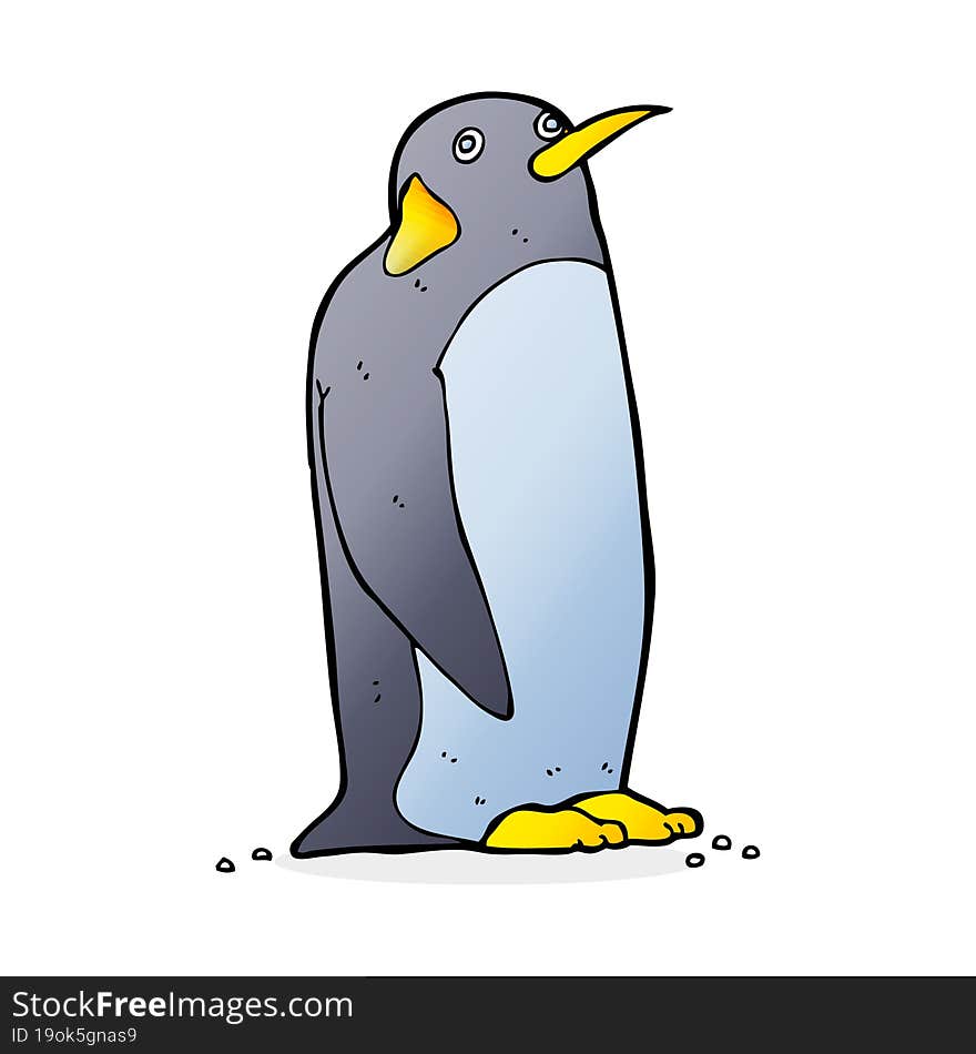 cartoon penguin