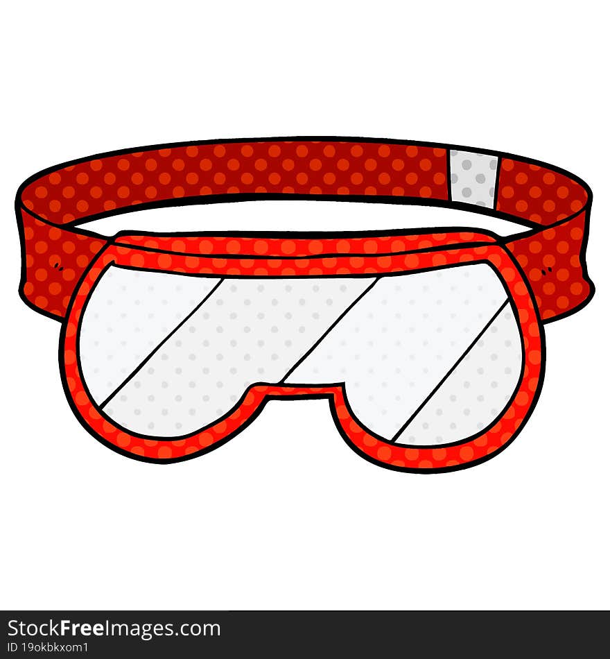 cartoon safety goggles. cartoon safety goggles