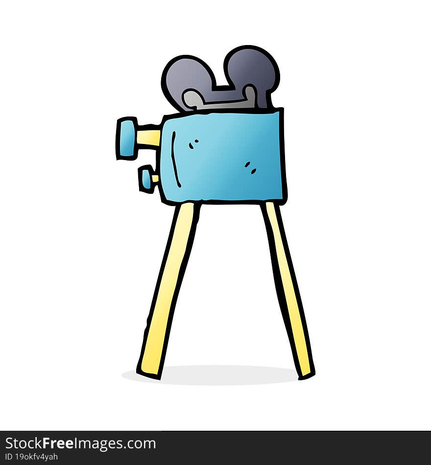 cartoon movie camera