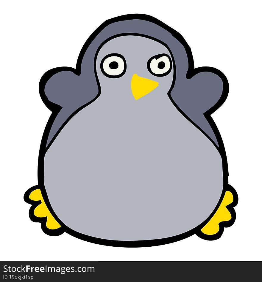 cartoon penguin