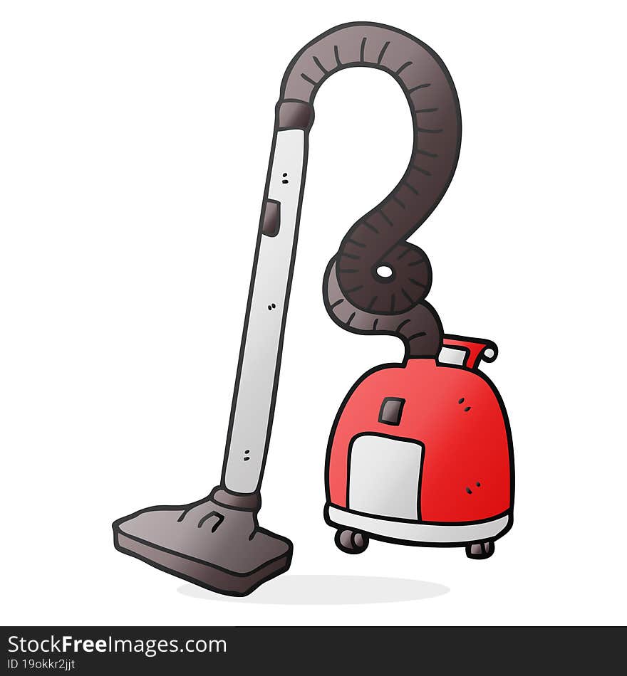 cartoon vacuum cleaner