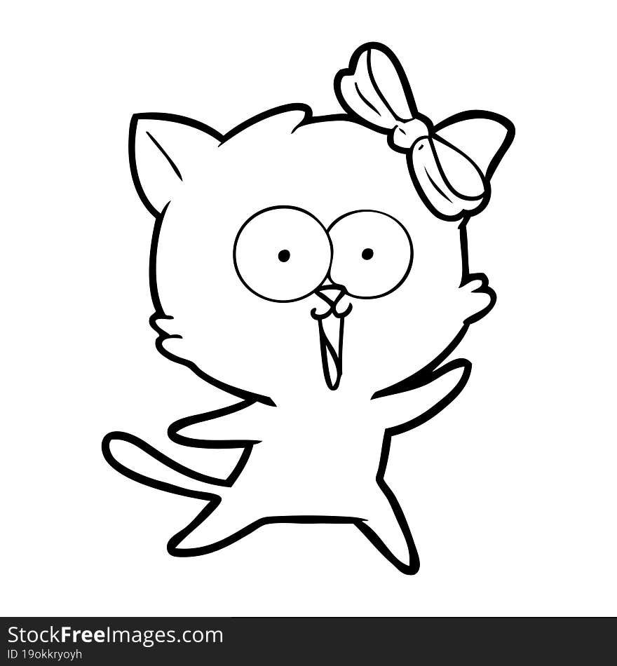 cartoon cat. cartoon cat