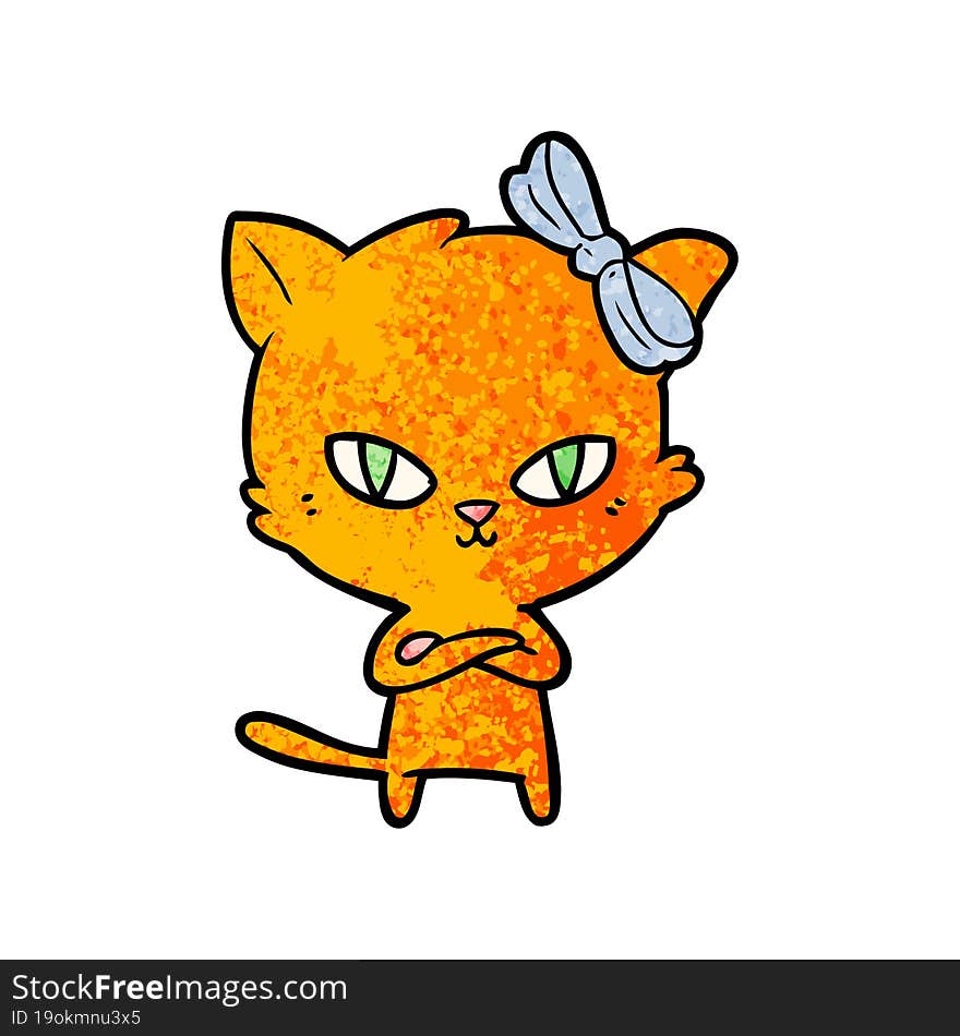 cute cartoon cat. cute cartoon cat