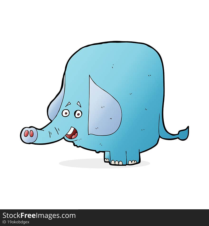 cartoon funny elephant