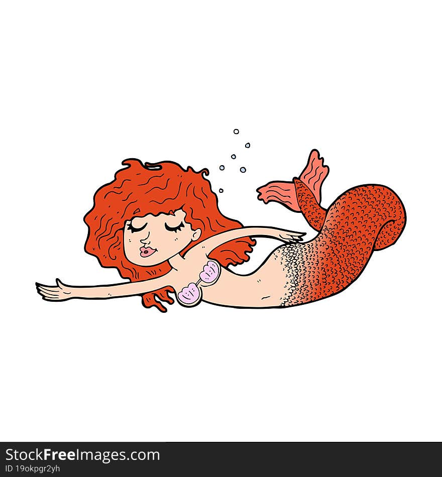 Cartoon Mermaid