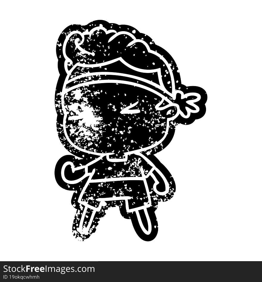 grunge distressed icon kawaii working out boy. grunge distressed icon kawaii working out boy