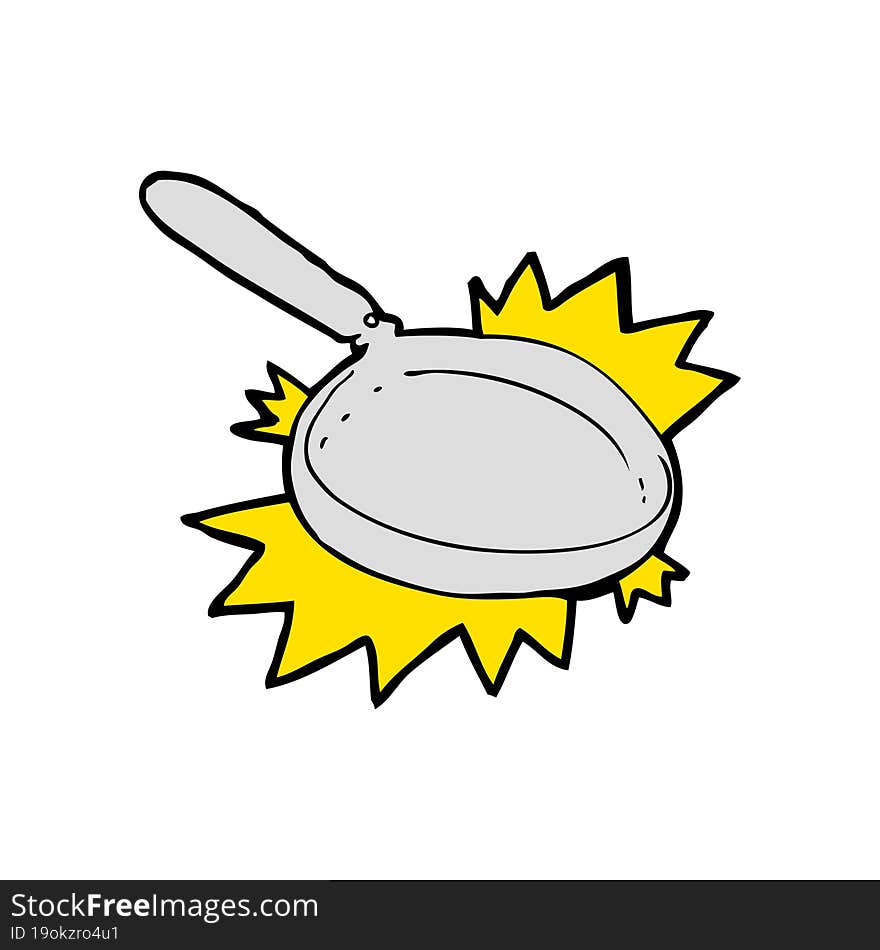 cartoon frying pan