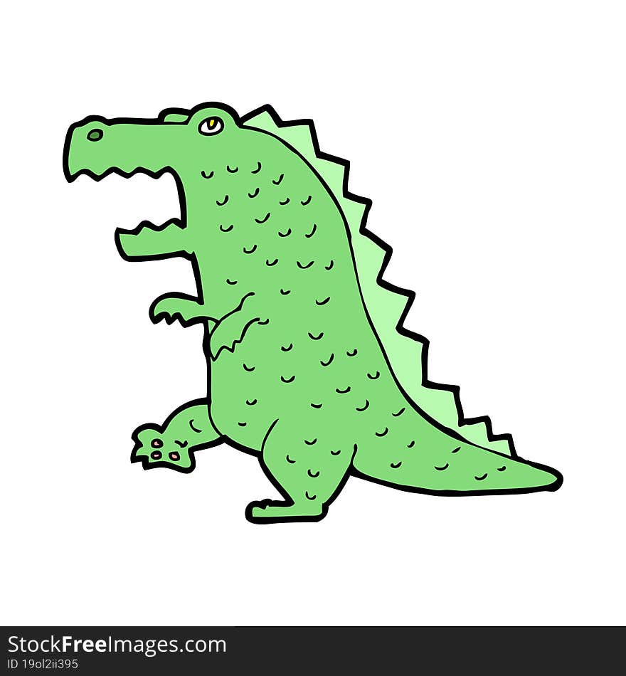 cartoon dinosaur