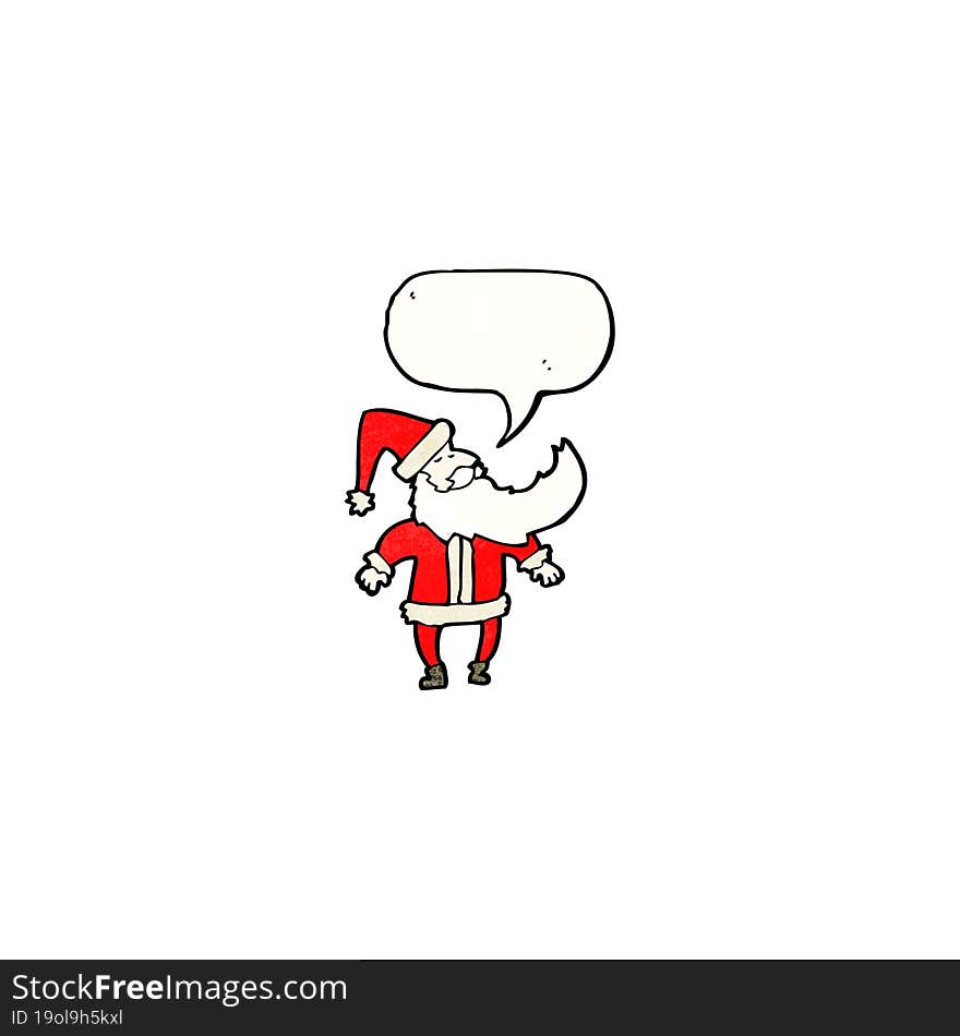 santa claus cartoon character