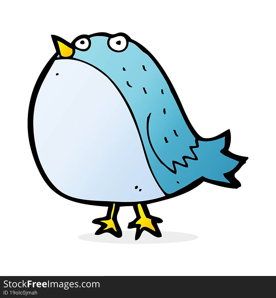 Cartoon Fat Bird