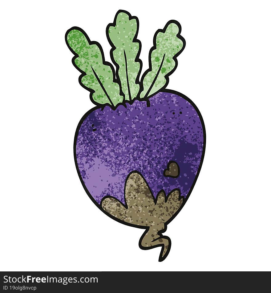 Cartoon Doodle Beet Root