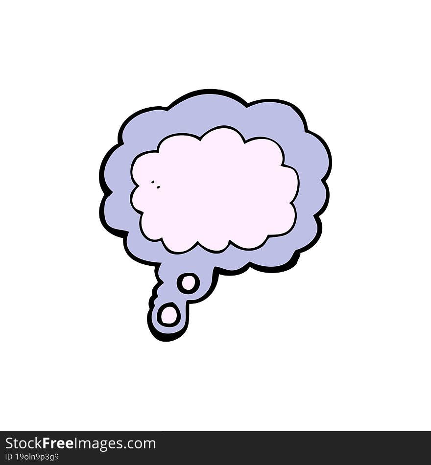 cartoon thought cloud